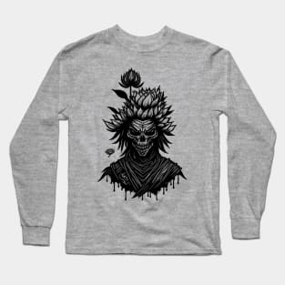 Lotus Skeleton Long Sleeve T-Shirt